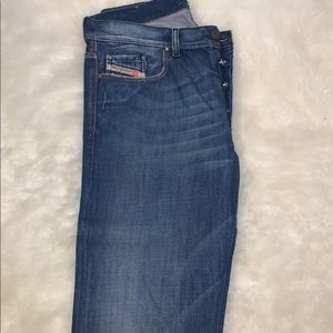 Diesel straight Blue Denim Jeans